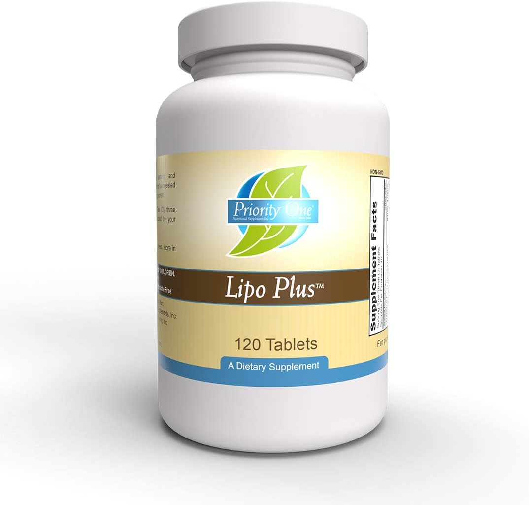 Priority One Vitamins Lipo Plus 120 Tablets - görsel 1