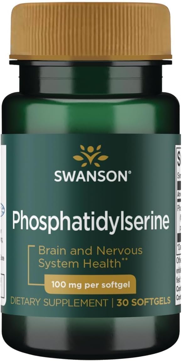 Swanson Phosphatidylserine 100 mg, 30 Softgels - görsel 1