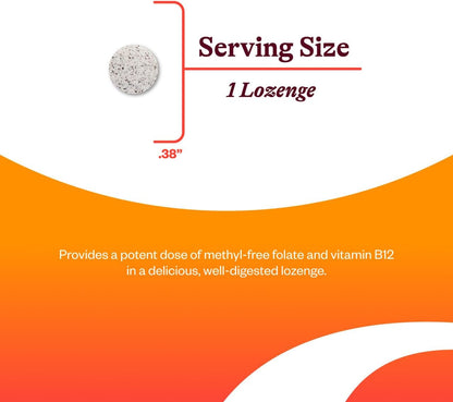 Seeking Health Hydroxo B12 with Folinic Acid - 60 Lozenges