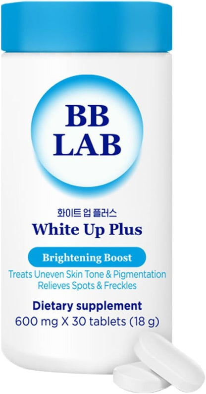 BB LAB White Up Plus Advanced Supplement for Skin Support, Korean Glutathione, L-Cystine, Vitamin C, Dark Spots and Acne Skin