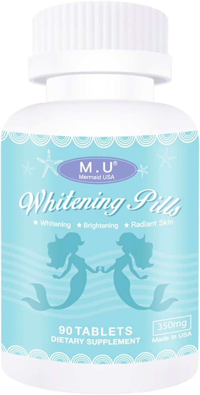 M.U TOP 1 Whitening Pills - 3 Times Stronger Than Glutathione, Organic Natural Supplement - görsel 1