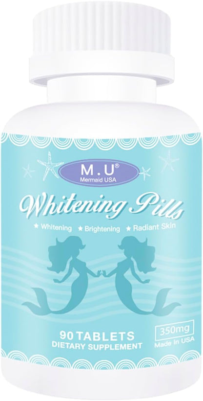 M.U TOP 1 Whitening Pills - 3 Times Stronger Than Glutathione, Organic Natural Supplement