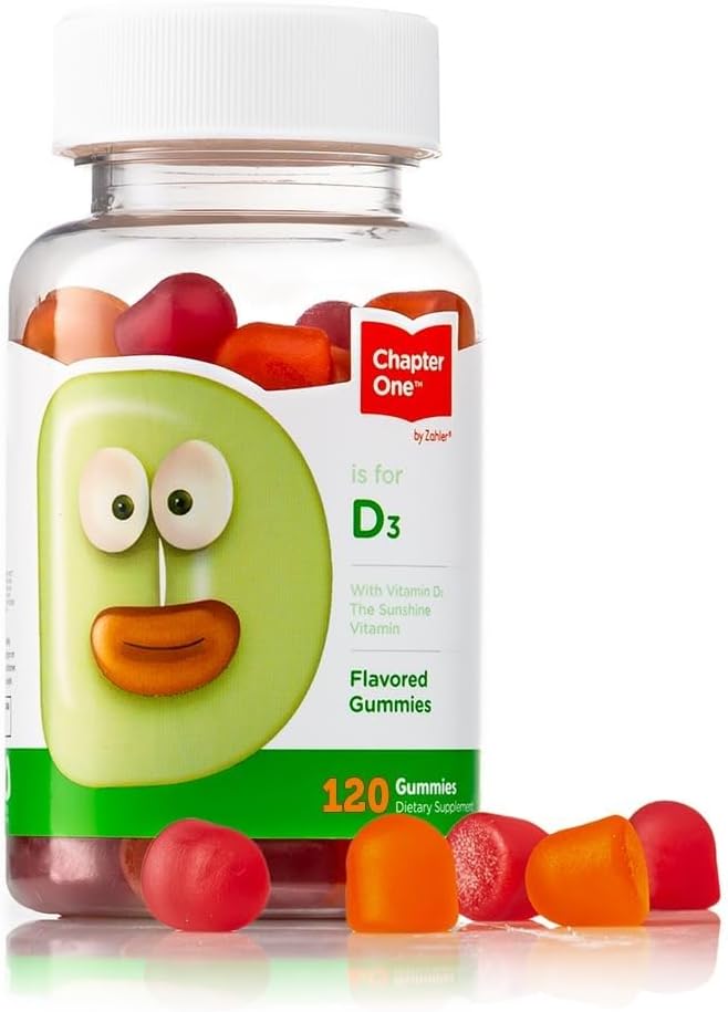Zahler Chapter One Vitamin D3 1000 IU Gummies for Children and Adults – 120 Count - görsel 1