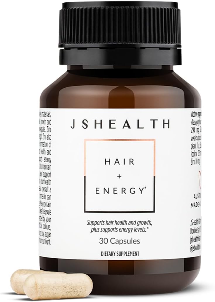 JSHealth Hair Growth Vitamins for Women - – Supports thicker, stronger-looking hair: Iodine from kelp contributes – Image 1