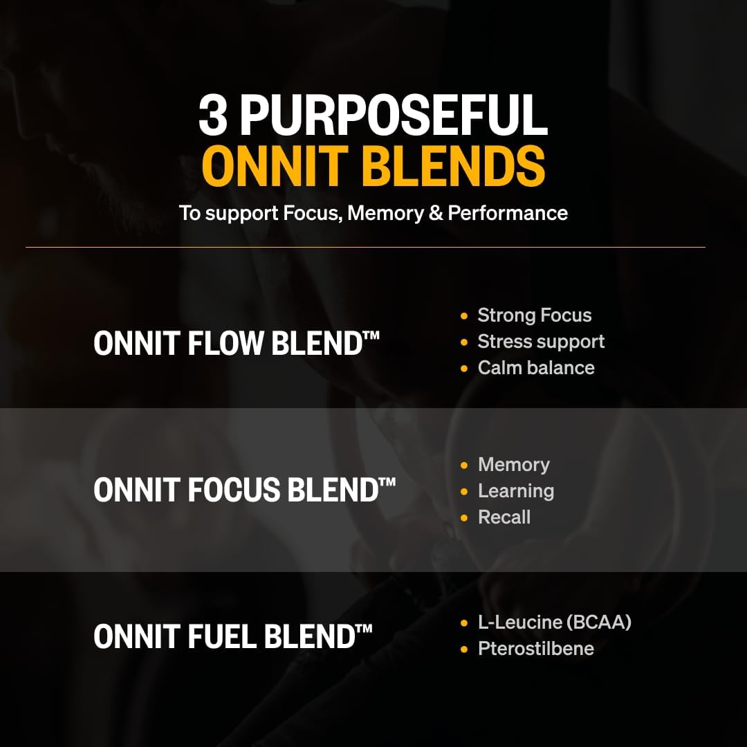 ONNIT Alpha Brain Nootropic Brain Supplement for Focus, Memory, Mental Clarity, Cognitive Support with L-Theanine and Vitamin B6, 30 Capsules - görsel 7