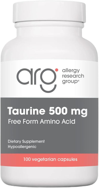 Nutricology Taurine 500 mg - Free Form Amino Acid Supplement