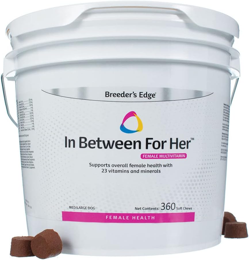 Breeder's Edge in Between for Her Daily Multivitamin for Breeding Dogs and Cats, 360ct - görsel 9