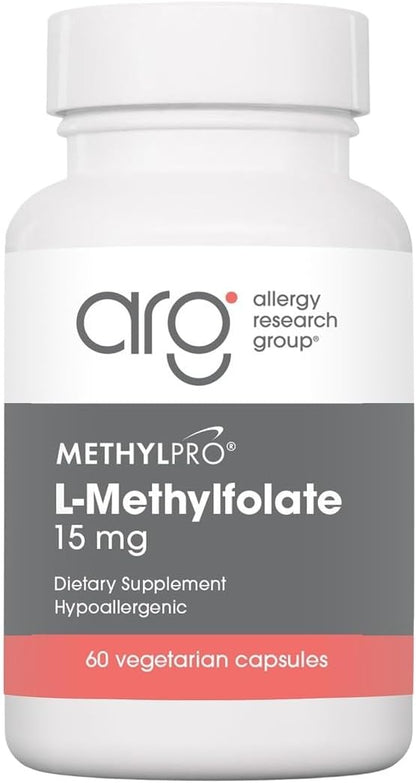 MethylPro L-Methylfolate 15 mg - Methylated Vitamin B9 Supplement - 30 Capsules
