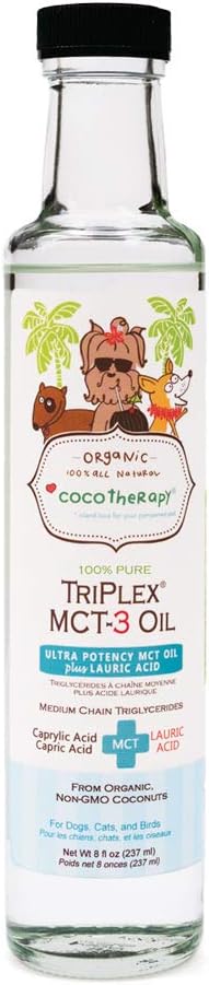 CocoTherapy Triplex MCT-3 Oil, Non-GMO, 100% Pure and Natural, 236 ml