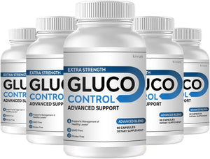 Gluco Control Advanced Support – 5 Pack (300 Capsules) – Image 1