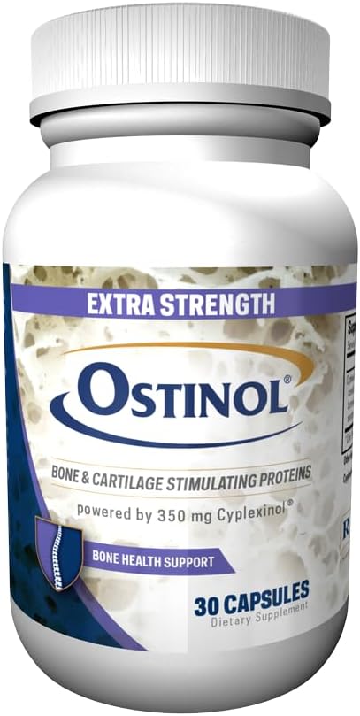 Ostinol Standard 350mg - Bone and Joint Supplement with Cyplexinol, Stem Cell Activation, Bio Active Protein Complex, 30 Capsules - görsel 1