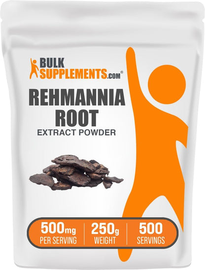BulkSupplements.com Rehmannia Extract Powder, 100g
