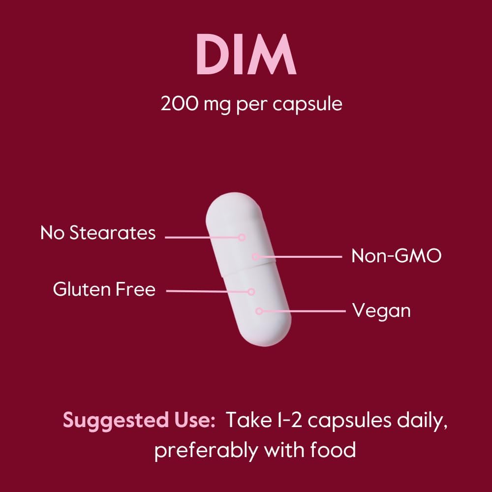 BESTVITE DIM (Diindolylmethane) 200mg with BioPerine (120 Vegetarian Capsules) – No Stearates – Vegan – Non-GMO – Gluten-free - görsel 5