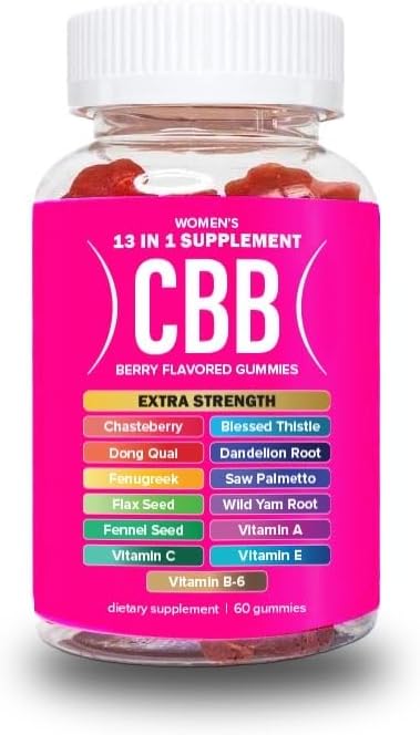Curvy Body Bears CBB 13 in 1 Women’s Multivitamin Gummies | Herbal & Vitamin Gummy Supplement for Daily Wellness | Berry Flavour | 60 Gummies - görsel 3