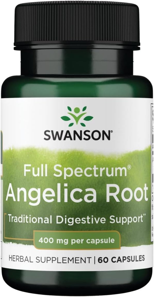 Swanson Full Spectrum Angelica Root 400 mg 60 Capsules