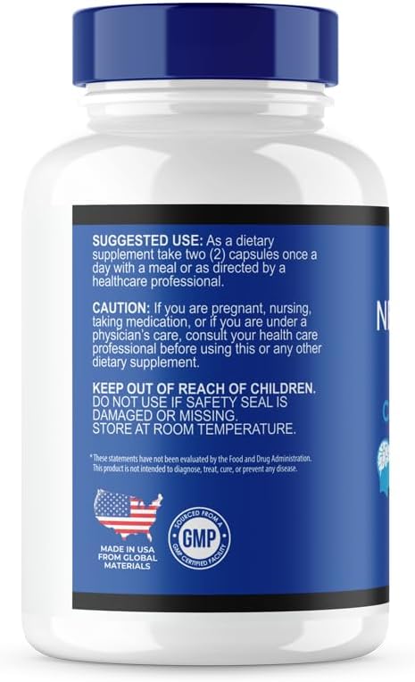 Neuro Thrive Brain Supplement - PQQ for Memory and Focus - 5 Pack (300 Capsules) - görsel 4