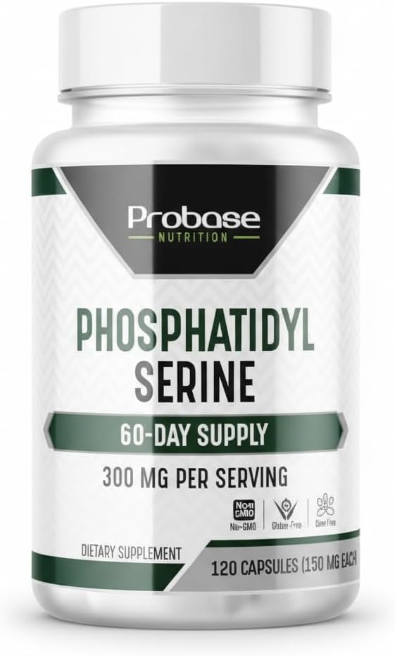 Probase Nutrition Phosphatidylserine 300mg Food Supplement for Cognitive Function - 120 Capsules - görsel 1