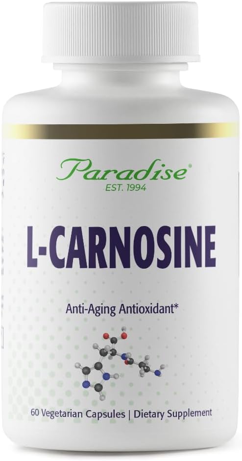 Paradise Herbs L-Carnosine, Super Potent, Ultra Pure, Antioxidant - 60 Veg Caps - görsel 1
