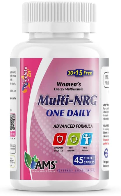 America Medic & Science Women's Multivitamin Multi-NRG - 45 Coated Caplets