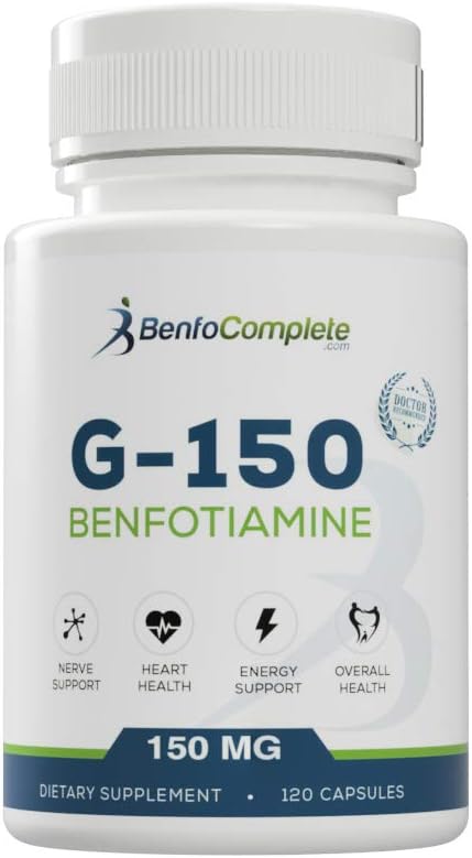 BenfoComplete Benfotiamine 150mg - 120 Gelatine Capsules (Pack of Three) - görsel 3