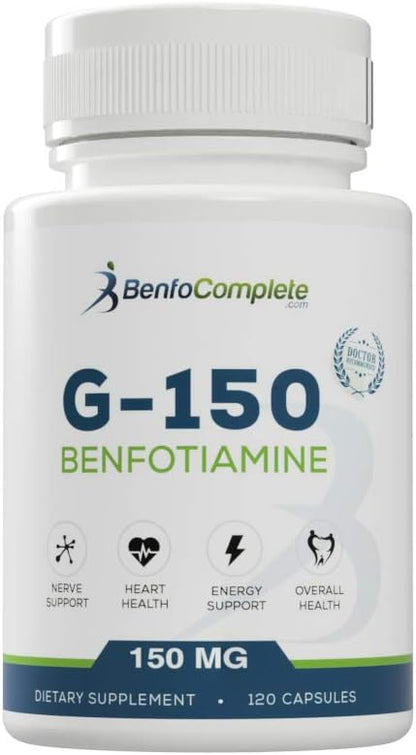 BenfoComplete Benfotiamine 150mg - 120 Gelatine Capsules (Pack of Three)