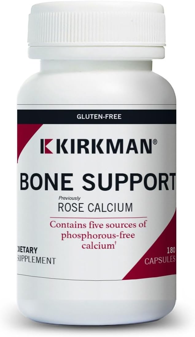 Kirkman Bone Support Calcium Supplement, 180 Vegetarian Capsules - görsel 1
