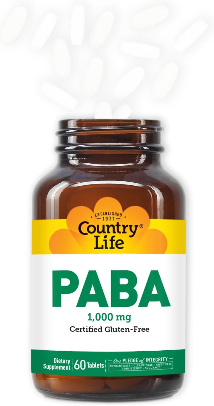 Country Life PABA 1000mg, 60 Tablets - görsel 6