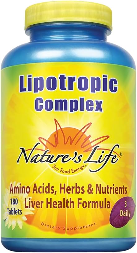 Nature's Life Lipotropic Complex – 180 Vegetarian Tablets - görsel 1