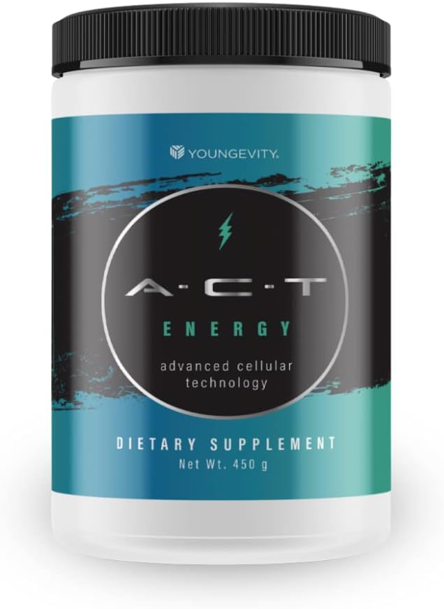 ACT Energy Natural Healthy Energy Drink (40 Calories) - 450g Canister - görsel 1