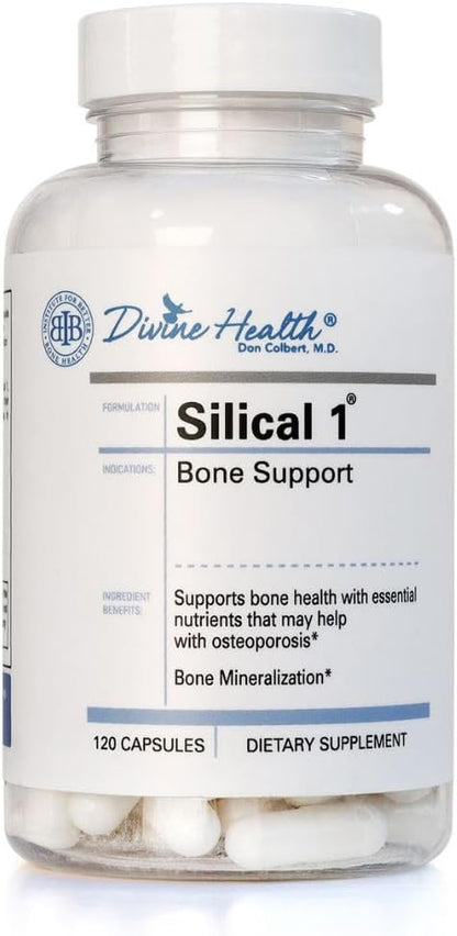 Silical 1 - Bone Strength Support with Vitamin D3, Calcium & Magnesium, 120 Capsules