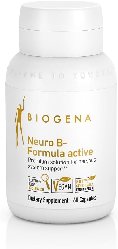 Biogena Neuro B-Formula Active Gold - Vitamin B Complex Capsules - görsel 1