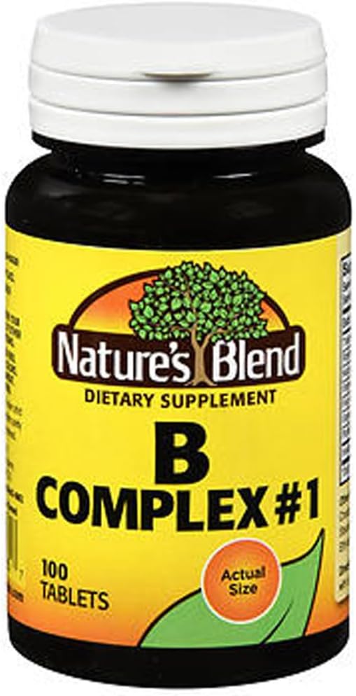 Nature's Blend B Complex #1 Tablets - 100 tablets, Pack of 3 - görsel 1