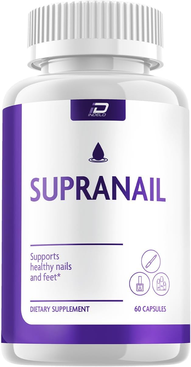 Supranail Capsules for Women and Men - Official Supra Nail Pills Formula for Nail Health Support, Maximum Strength with Vitamin C, Biotin, Zinc & Niacin (60 Capsules) - görsel 1