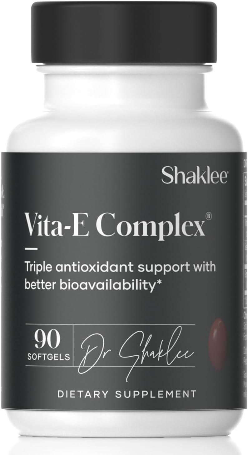 Shaklee Vita-E 400 IU with Selenium and Grape Seed Extract – 90 Softgels - görsel 1