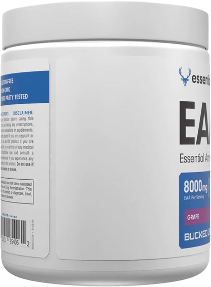 Bucked Up Essential Amino Acids - EAA Powder - Grape Flavour - 30 Servings (330 g)