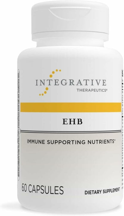 Integrative Therapeutics EHB – Immune Support Supplement with Vitamins A, C, B6, Zinc and Herbal Blend – Dairy-Free & Gluten-Free (60 Capsules)