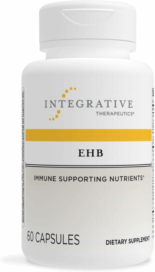 Integrative Therapeutics EHB – Immune Support Supplement with Vitamins A, C, B6, Zinc and Herbal Blend – Dairy-Free & Gluten-Free (60 Capsules)