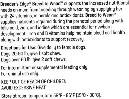 Breeder’s Edge Breed to Wean Prenatal and – Essential Vitamins and Minerals: 25 important nutrients that may help – Image 8