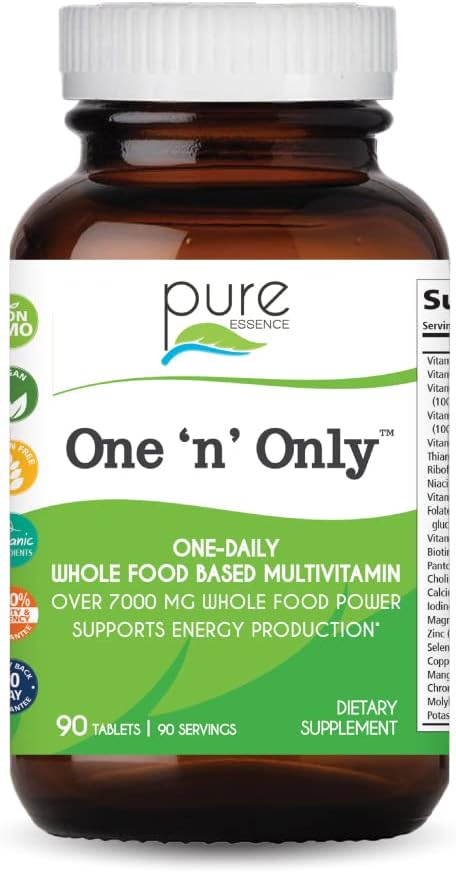 Pure Essence One n Only Whole Food Multivitamin - 30 Tablets - görsel 7