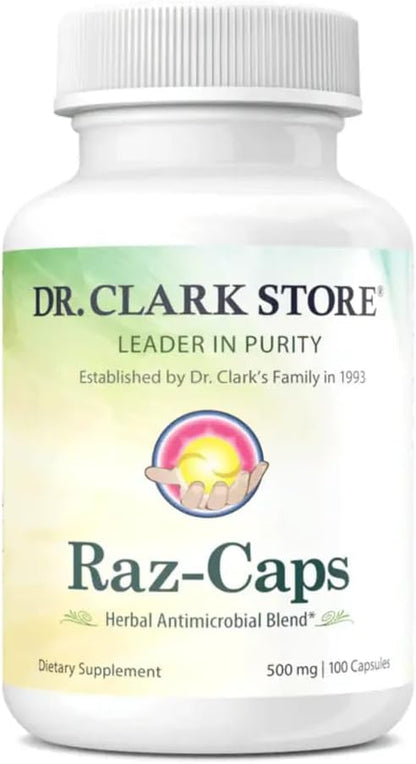 Dr. Clark Raz-Caps, 500 mg, 100 Capsules