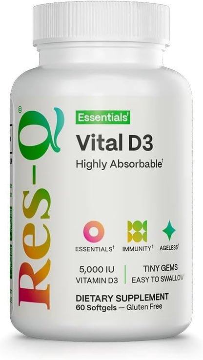 Res-Q Vital D3 3 Pack – Vitamin D3 Food Supplement