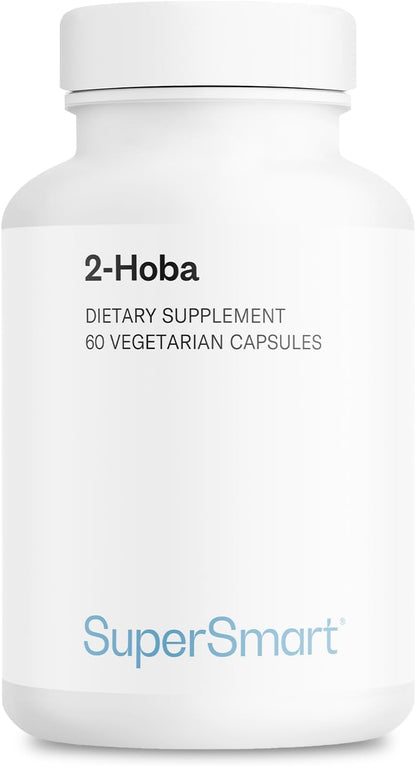 Supersmart 2-HOBA Food Supplement 100mg per Day (Hobamine) - 2-Hydroxybenzylamine | Non-GMO & Gluten-free - 60 Vegetarian Capsules