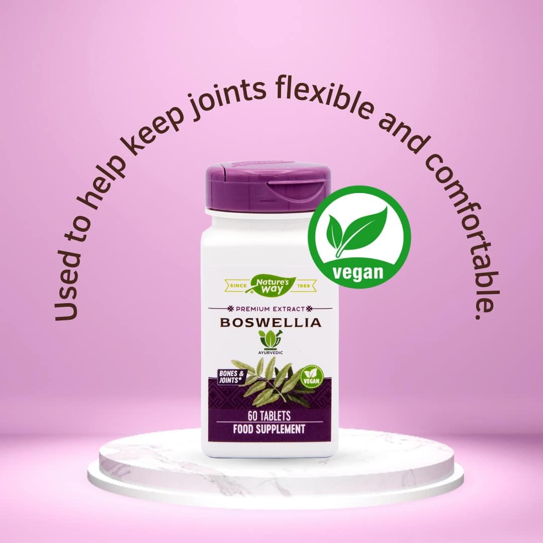 Nature's Way Boswellia Standardised - 60 Tablets - görsel 3