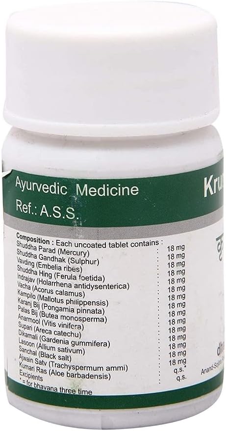 Krimikuthar Ras Dhanvantari (60 Tablets x 2) - görsel 2