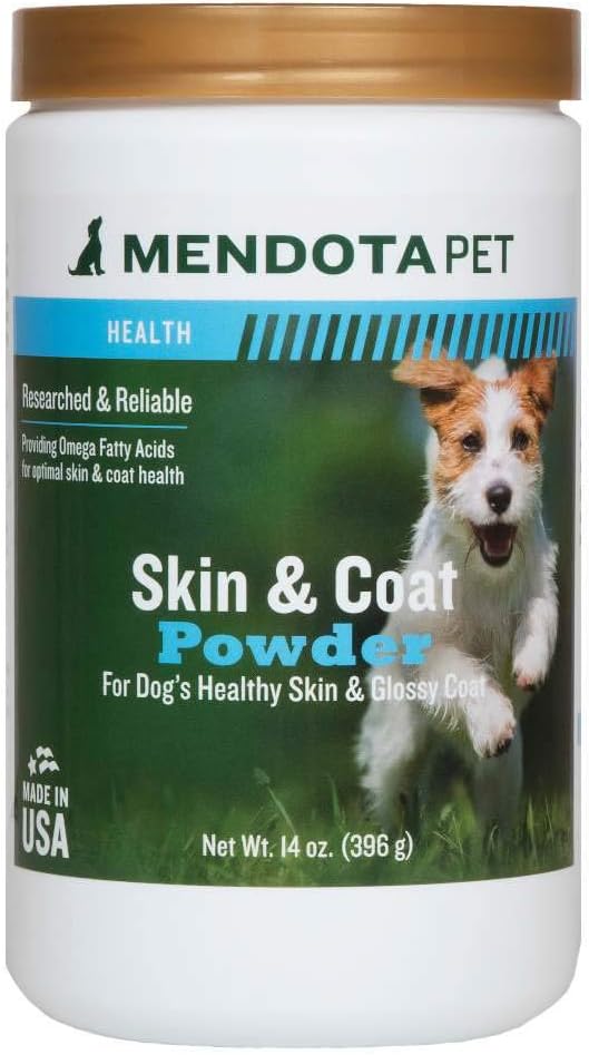 Mendota Pet Skin & Coat Powder - Healthy Skin & Coat Dietary Supplement for Dogs, 397 g - görsel 1