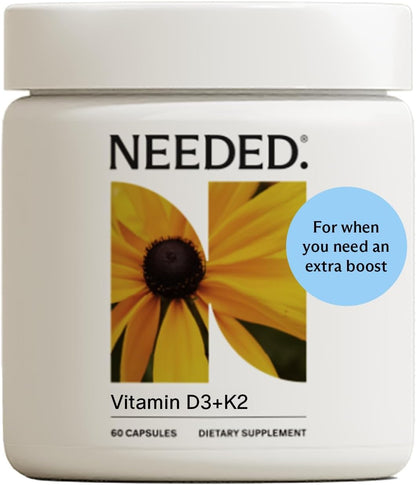 Needed. Expertly Formulated Prenatal Vitamin D3 & K2 | for Fertility, Pregnancy, Breastfeeding and Postpartum | 60 Capsules