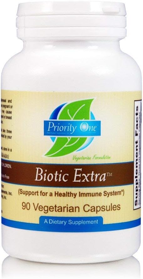 Priority One Vitamins Biotic Extra - 90 Vegetarian Capsules - görsel 1