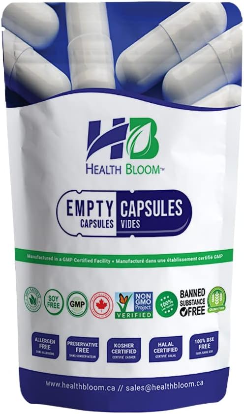 Empty Vegetable Capsules Size 0 - 1000 Count | Natural HPMC Capsules - görsel 1