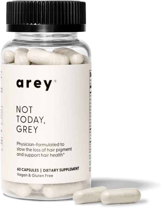 Arey Not Today, Grey Daily Hair Supplement for Women & Men, 1 Month Supply - görsel 1