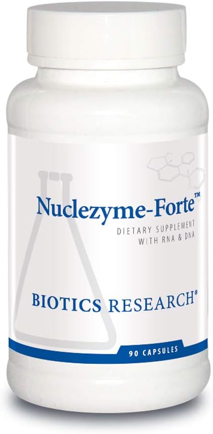 BIOTICS RESEARCH Nuclezyme-Forte – RNA/DNA B-Complex with Fortified Multivitamin/Mineral Formula, 90 Capsules - görsel 1